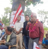 मुसुक्क हाँसेर विकास हुने भए तुलसीपुरको कायापलट हुन्थ्यो : उम्मेदवार गिरी
